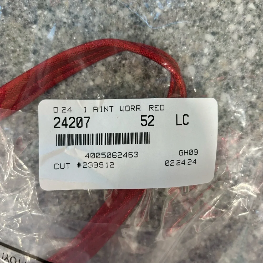 A Wish Come True “I Ain’t Worried ” Red dance costume size LC - Picture 3 of 5